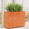 Image de vidaXL Jardinière cire marron 90x40x72 cm bois de pin massif