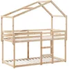 Image de vidaXL Lit superposé sans Matelas 90x200 cm Bois de pin Massif
