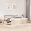 Image de vidaXL Cadre de lit sans matelas 200x200 cm bois massif de pin
