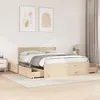 Image de vidaXL Cadre de lit sans matelas 140x200 cm bois massif de pin