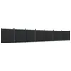 Image de vidaXL Panneau de clôture Gris 1218x186 cm WPC, clôture de Jardin, clôture d’intimité, Panneau de clôture en WPC, barrière de Jardin, Mur de clôture
