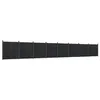 Image de vidaXL Panneau de clôture gris 1391x186 cm WPC, clôture de jardin, clôture d’intimité, panneau de clôture en WPC, barrière de jardin, mur de clôture