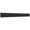 Image de vidaXL Panneau de clôture gris 1737x186 cm WPC, clôture de jardin, clôture d’intimité, panneau de clôture en WPC, barrière de jardin, mur de clôture
