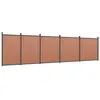 Image de vidaXL Panneau de clôture Marron 872x186 cm WPC, clôture de Jardin, clôture d’intimité, Panneau de clôture en WPC, barrière de Jardin, Mur de clôture