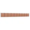 Image de vidaXL Panneau de clôture Marron 1737x186 cm WPC, clôture de Jardin, clôture d’intimité, Panneau de clôture en WPC, barrière de Jardin, Mur de clôture
