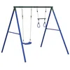 Image de Ensemble de balançoire d extérieur avec balançoire et trapèze