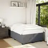 Image de vidaXL Cadre de lit sans matelas gris foncé 120x190 cm velours