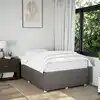 Image de vidaXL Cadre de lit sans matelas taupe 120x200 cm tissu