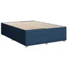 Image de vidaXL Cadre de lit sans Matelas Bleu 140x200 cm Tissu
