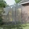 Image de vidaXL Cage à oiseaux avec porte argenté acier galvanisé