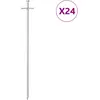 Image de vidaXL Piquets de tente 24 pcs 29,5 cm Ø6 mm acier galvanisé
