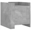 Image de vidaXL Table de Chevet Gris béton 45x50x50 cm Bois d’ingénierie, Meuble de Chevet, Table d'appoint, Armoire de lit, Armoire de Chevet, Table de Nuit