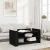 Image de vidaXL Table basse noir 100x50x50 cm bois d'ingénierie