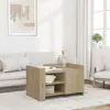 Image de vidaXL Table basse chêne sonoma 80x50x50 cm bois d'ingénierie