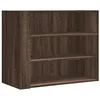 Image de vidaXL Armoire Murale chêne Marron 75x35x60 cm Bois d'ingénierie, Armoire Suspendue, Placard Mural, Armoire de Salle de Bain Murale, Armoire Flottante