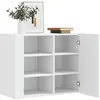 Image de vidaXL Armoire murale blanc 75x35x60 cm bois d'ingénierie