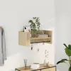 Image de vidaXL Étagère murale chêne sonoma 70,5x35x30,5 cm bois d'ingénierie