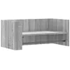 Image de vidaXL Étagère Murale Sonoma Gris 70,5x35x30,5 cm Bois d'ingénierie