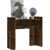 Image de vidaXL Table console chêne fumé 100x35x90 cm bois d'ingénierie