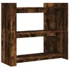 Image de vidaXL Table Console chêne fumé 100x35x90 cm Bois d'ingénierie, Bout de canapé, Table Console de Couloir, Table Console de Salon, Table de Couloir