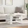 Image de vidaXL Table basse blanc 102x55x42 cm bois d'ingénierie