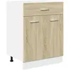 Image de vidaXL Armoire à tiroirs Lyon Chêne Sonoma 60 x 46 x 81,5 cm Bois d'ingénierie