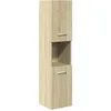 Image de vidaXL Armoire de Salle de Bain Chêne Sonoma 30x30x130 cm Aggloméré