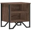 Image de vidaXL Table de Chevet chêne Marron 40x30x40 cm Bois d'ingénierie, Armoire, Armoire latérale, Support de téléphone, Table de Chevet