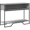 Image de vidaXL Table Console Sonoma Gris 100x35x74,5 cm Bois d'ingénierie