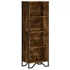 Image de vidaXL Bibliothèque chêne fumé 50x31x137,5 cm Bois d'ingénierie, étagère, étagère à Livres, étagère de Rangement, Armoire de Rangement