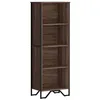 Image de Bibliothèque chêne marron 50x31x137,5 cm bois d ingénierie