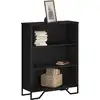 Image de vidaXL Bibliothèque noir 80x31x106 cm bois d'ingénierie