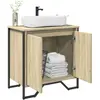 Image de vidaXL Armoire lavabo de salle de bain chêne sonoma 60x35x60 cm