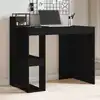 Image de vidaXL Bureau noir 103,5x56,5x94 cm bois d'ingénierie