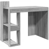 Image de vidaXL Bureau sonoma gris 103,5x56,5x94 cm bois d'ingénierie, bureau d'écriture, bureau d'ordinateur, bureau à domicile, bureau d'étude