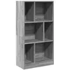 Image de vidaXL Bibliothèque Sonoma Gris 57x28,5x107,5 cm Bois d'ingénierie, étagère, étagère à Livres, Support de Livre, Armoire de Rangement
