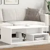 Image de vidaXL Table basse blanc 102x55x35 cm bois d'ingénierie