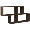 Image de vidaXL Étagère Murale chêne Marron 100x20x53 cm Bois d'ingénierie