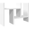 Image de vidaXL Organisateur de bureau blanc 34,5x15,5x35,5cm bois d'ingénierie
