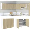 Image de vidaXL Armoire suspendue "Lyon" Chêne Sonoma 80 x 31 x 60 cm Bois d'ingénierie