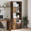 Image de vidaXL Bibliothèque chêne fumé 70x36x189 cm bois d'ingénierie