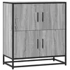 Image de vidaXL Buffet Sonoma Gris 68x35x76 cm Bois d'ingénierie, Armoire de Rangement, Meuble d'entrée, Meuble d'appoint, Meuble de Rangement de Cuisine