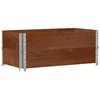 Image de vidaXL Jardinière Marron 100x50 cm Bois Massif de pin