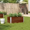 Image de vidaXL Jardinière marron 100x50 cm bois massif de pin