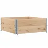 Image de vidaXL Jardinière 100x100 cm Bois de pin Massif, jardinière d'extérieur, bac à Fleurs, bac à tomates, jardinière de terrasse, bac à Pommes de Terre