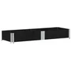 Image de vidaXL Jardinière Noir 150x50 cm Bois Massif de pin