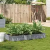 Image de vidaXL Jardinière gris 150x50 cm bois massif de pin