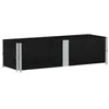 Image de vidaXL Jardinière Noir 150x50 cm Bois Massif de pin