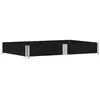 Image de vidaXL Jardinière Noir 150x100 cm Bois Massif de pin, jardinière d'extérieur, bac à Fleurs, bac à tomates, jardinière de terrasse