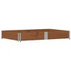 Image de vidaXL Jardinière Marron 150x100 cm Bois Massif de pin, jardinière d'extérieur, bac à Fleurs, bac à tomates, jardinière de terrasse